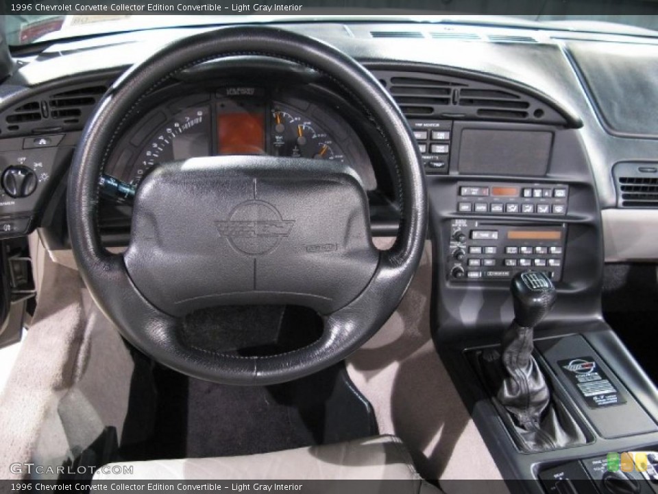 Light Gray Interior Dashboard for the 1996 Chevrolet Corvette Collector Edition Convertible #13640372