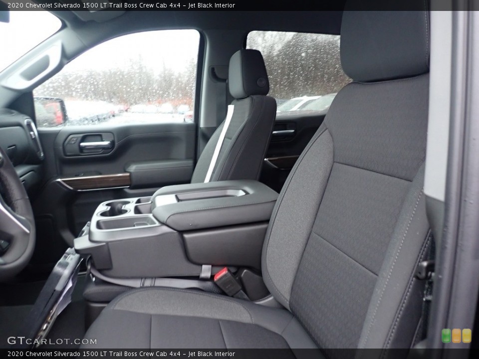 Jet Black Interior Front Seat for the 2020 Chevrolet Silverado 1500 LT Trail Boss Crew Cab 4x4 #136404051