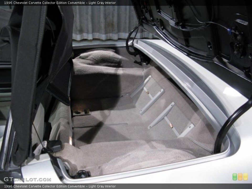 Light Gray Interior Trunk for the 1996 Chevrolet Corvette Collector Edition Convertible #13640412