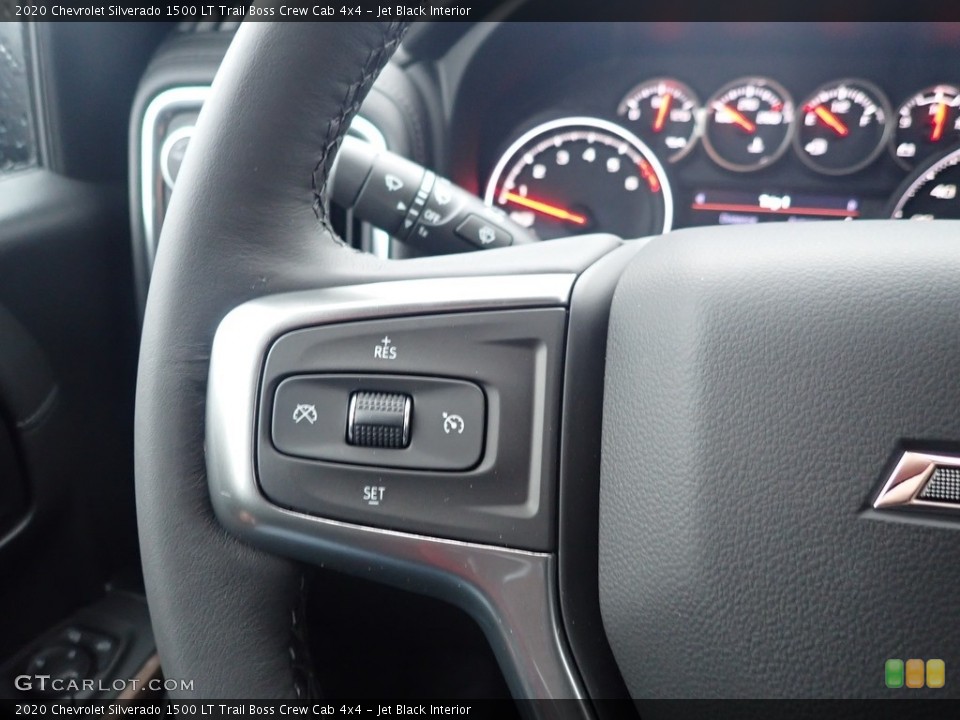 Jet Black Interior Steering Wheel for the 2020 Chevrolet Silverado 1500 LT Trail Boss Crew Cab 4x4 #136404132