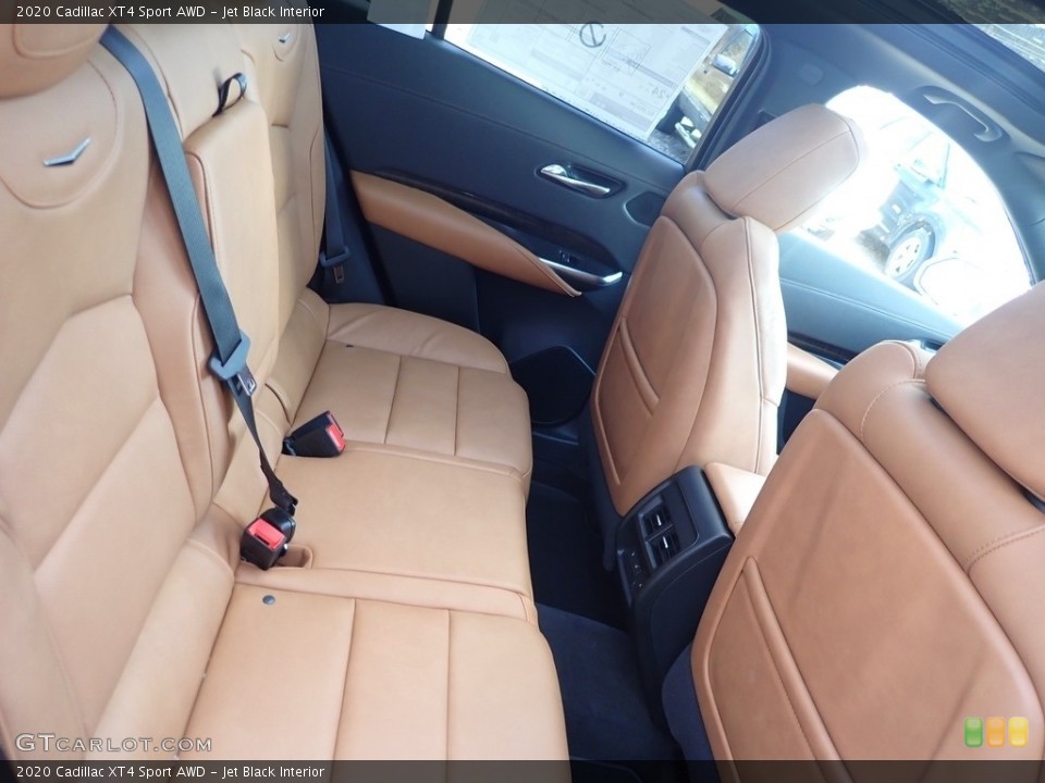 Jet Black Interior Rear Seat for the 2020 Cadillac XT4 Sport AWD #136409608