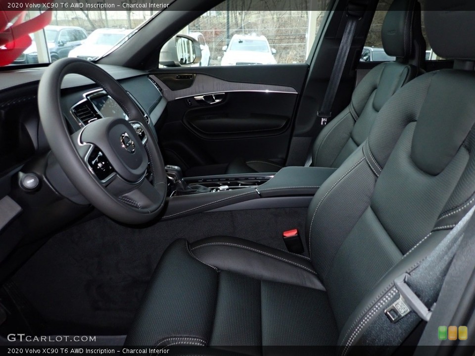 Charcoal Interior Front Seat for the 2020 Volvo XC90 T6 AWD Inscription #136409635