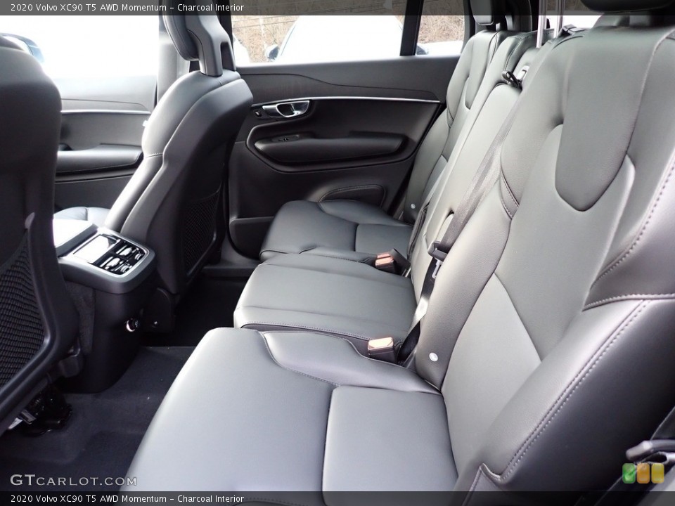 Charcoal Interior Rear Seat for the 2020 Volvo XC90 T5 AWD Momentum #136410607