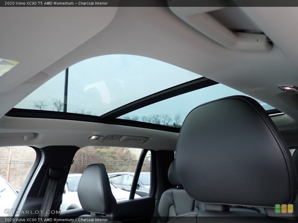Charcoal Interior Sunroof for the 2020 Volvo XC90 T5 AWD Momentum #136410721