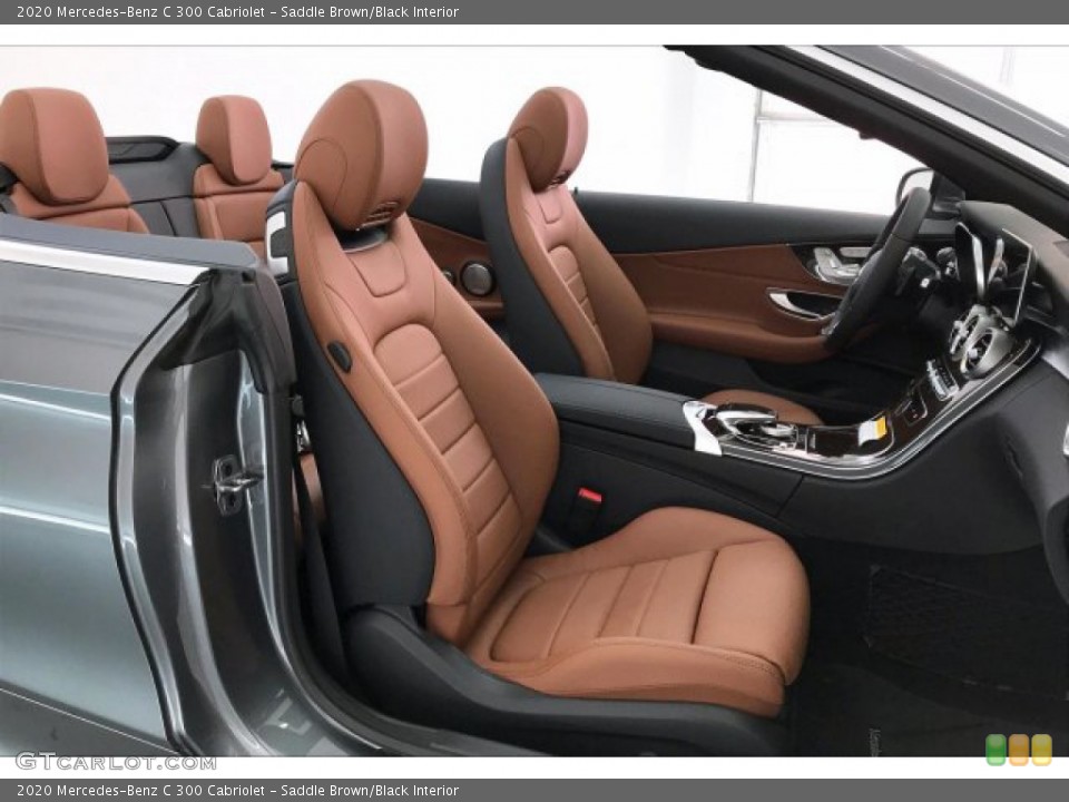 Saddle Brown/Black Interior Photo for the 2020 Mercedes-Benz C 300 Cabriolet #136411072