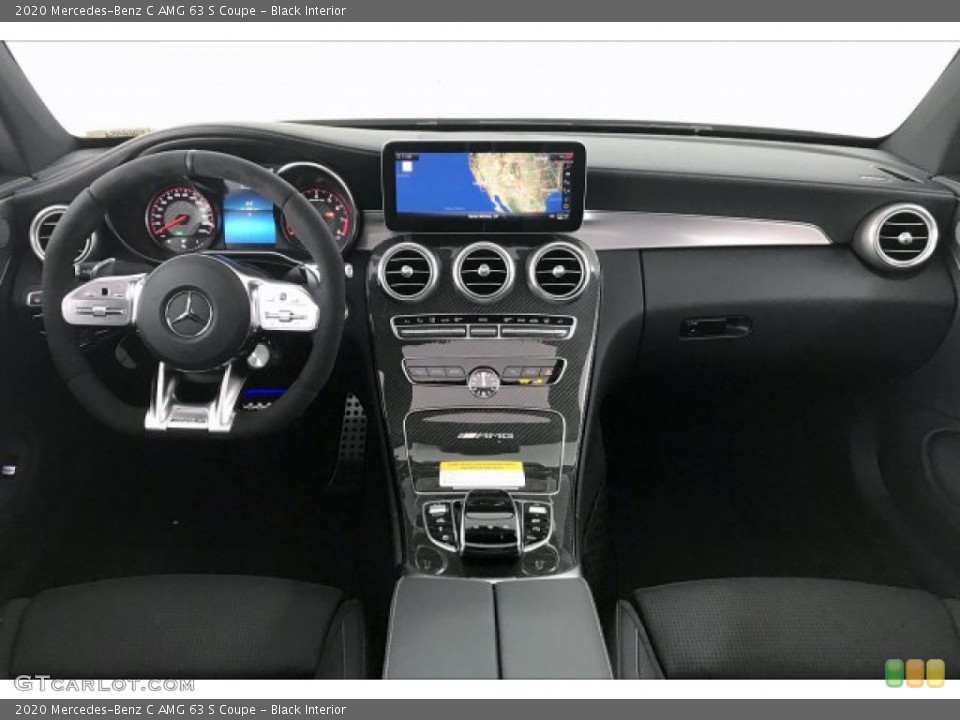 Black Interior Dashboard for the 2020 Mercedes-Benz C AMG 63 S Coupe #136411558