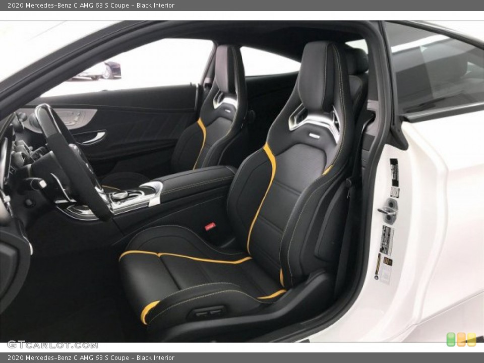 Black Interior Front Seat for the 2020 Mercedes-Benz C AMG 63 S Coupe #136412158