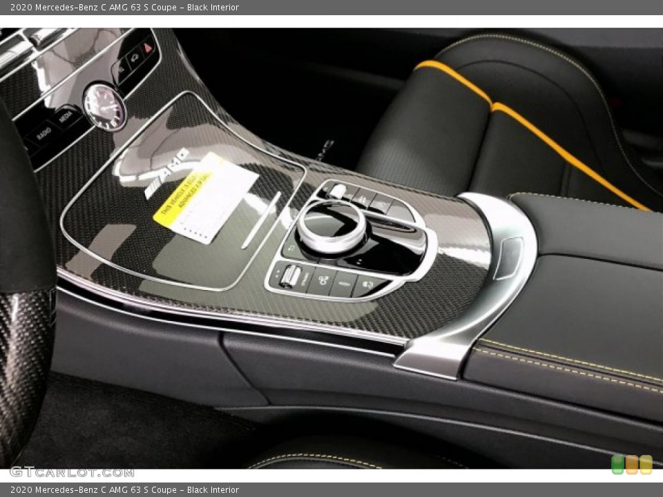 Black Interior Controls for the 2020 Mercedes-Benz C AMG 63 S Coupe #136412341