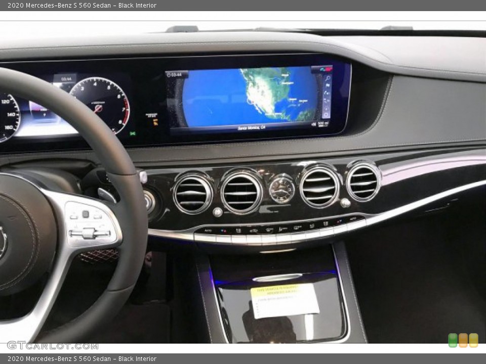 Black Interior Controls for the 2020 Mercedes-Benz S 560 Sedan #136413328