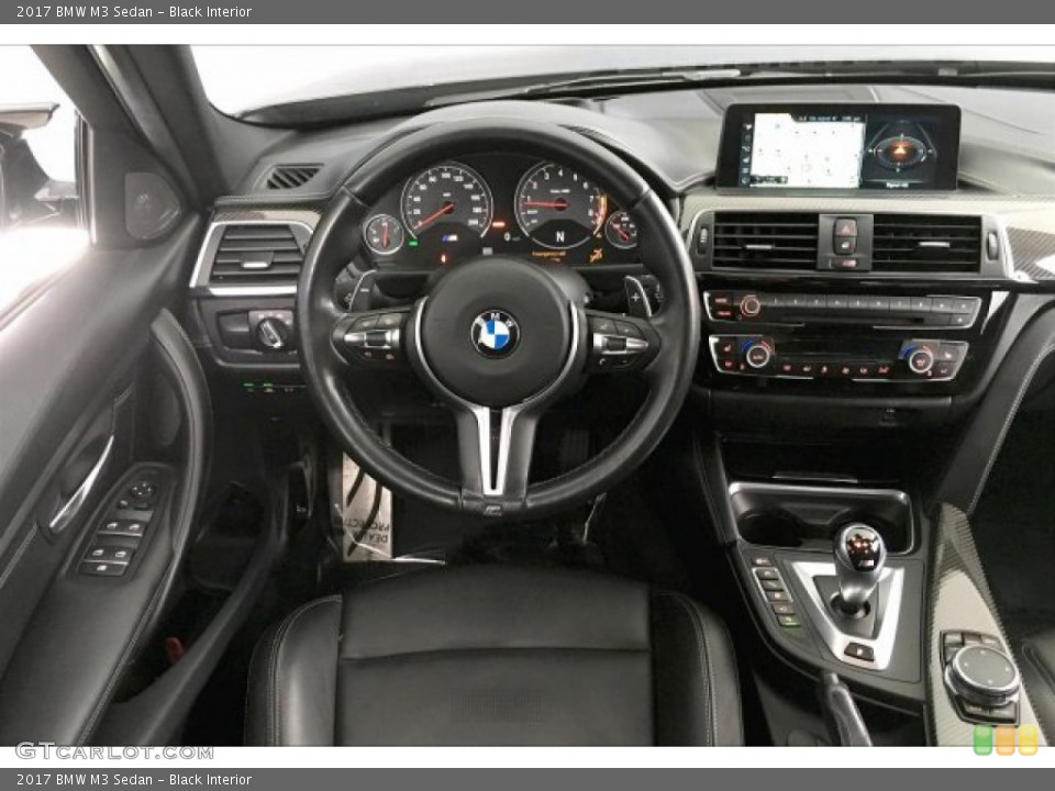 Black Interior Dashboard for the 2017 BMW M3 Sedan #136413838