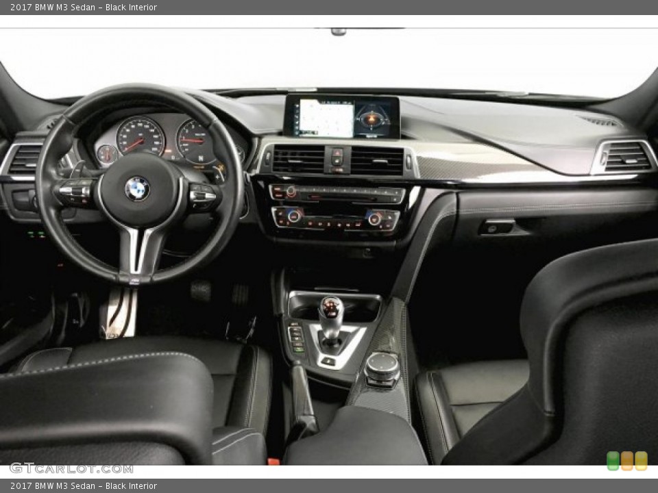 Black Interior Dashboard for the 2017 BMW M3 Sedan #136414150