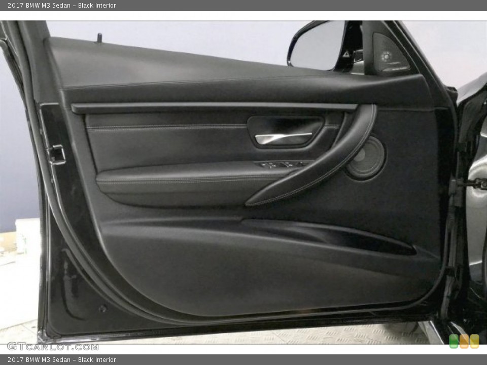 Black Interior Door Panel for the 2017 BMW M3 Sedan #136414174