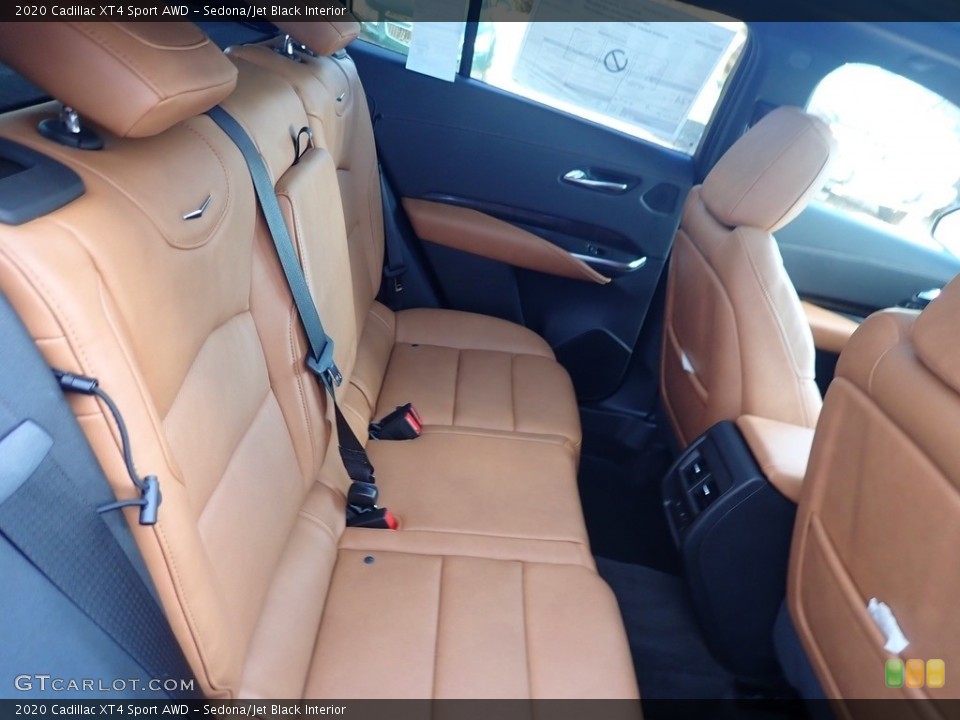 Sedona/Jet Black Interior Rear Seat for the 2020 Cadillac XT4 Sport AWD #136414693
