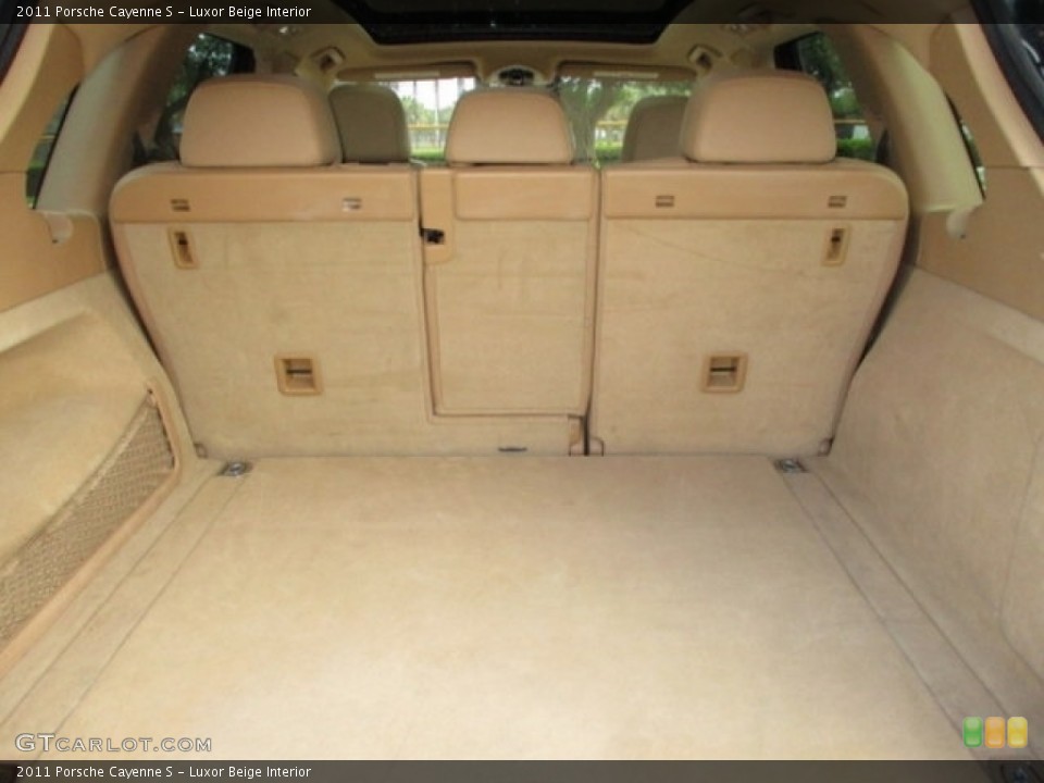 Luxor Beige Interior Trunk for the 2011 Porsche Cayenne S #136417186