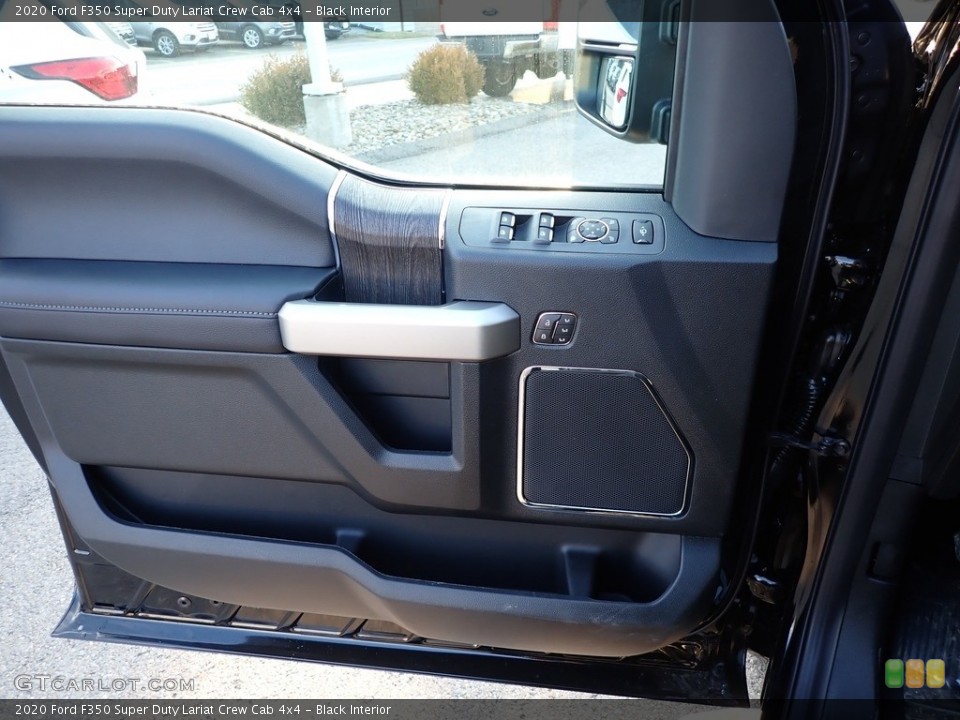 Black Interior Door Panel for the 2020 Ford F350 Super Duty Lariat Crew Cab 4x4 #136417972