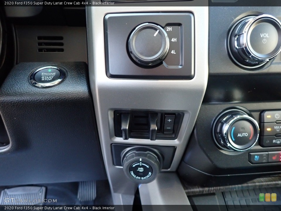 Black Interior Controls for the 2020 Ford F350 Super Duty Lariat Crew Cab 4x4 #136418026