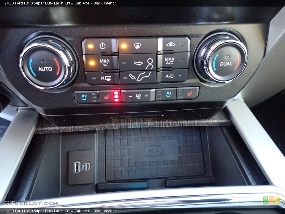 Black Interior Controls for the 2020 Ford F350 Super Duty Lariat Crew Cab 4x4 #136418053