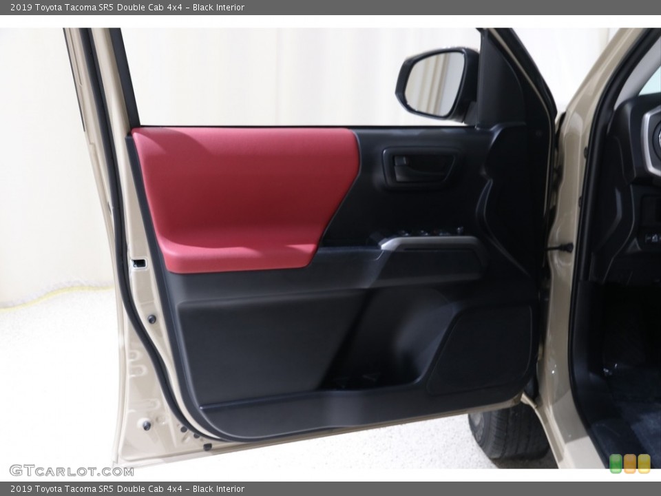 Black Interior Door Panel for the 2019 Toyota Tacoma SR5 Double Cab 4x4 #136420648