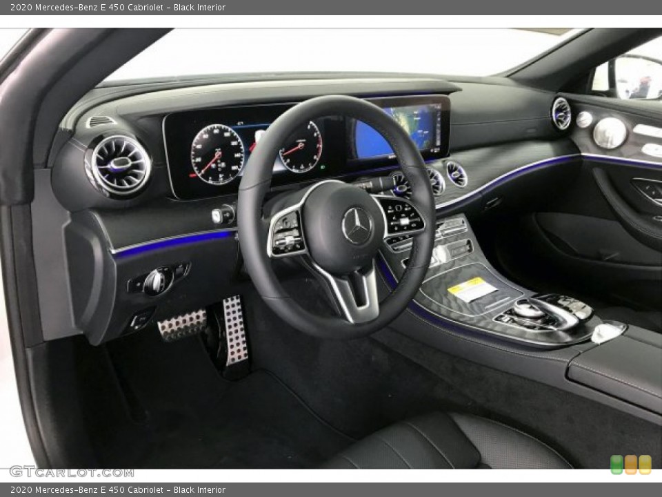 Black Interior Dashboard for the 2020 Mercedes-Benz E 450 Cabriolet #136422099