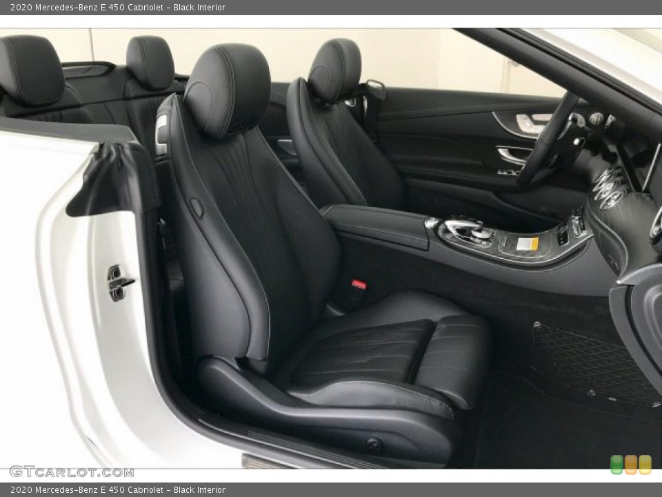 Black Interior Front Seat for the 2020 Mercedes-Benz E 450 Cabriolet #136422129