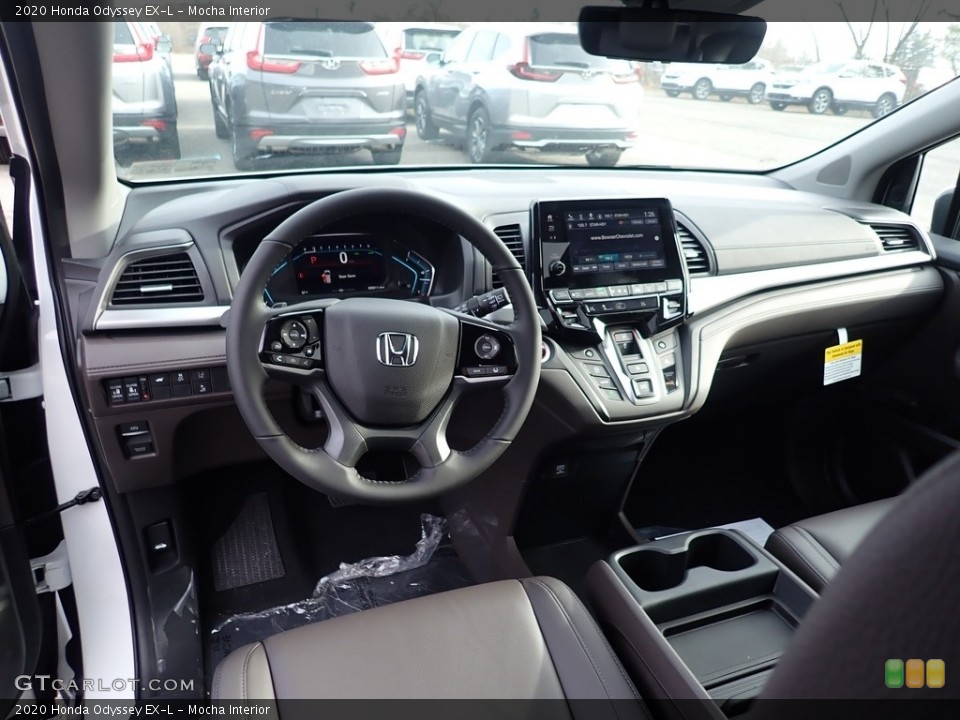 Mocha Interior Photo for the 2020 Honda Odyssey EX-L #136422276