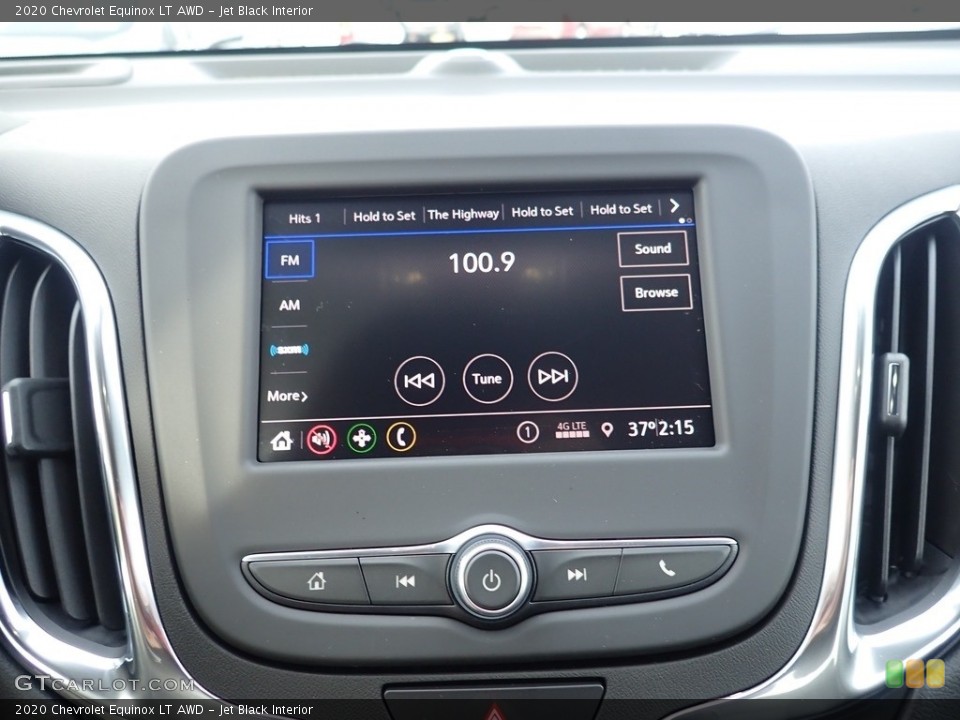 Jet Black Interior Controls for the 2020 Chevrolet Equinox LT AWD #136422408
