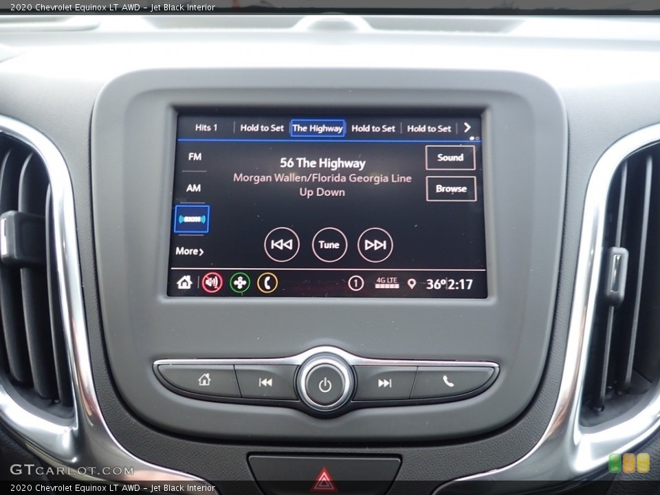 Jet Black Interior Controls for the 2020 Chevrolet Equinox LT AWD #136422879
