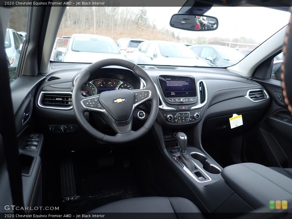 Jet Black Interior Photo for the 2020 Chevrolet Equinox Premier AWD #136423269