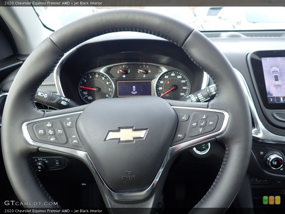 Jet Black Interior Steering Wheel for the 2020 Chevrolet Equinox Premier AWD #136423389