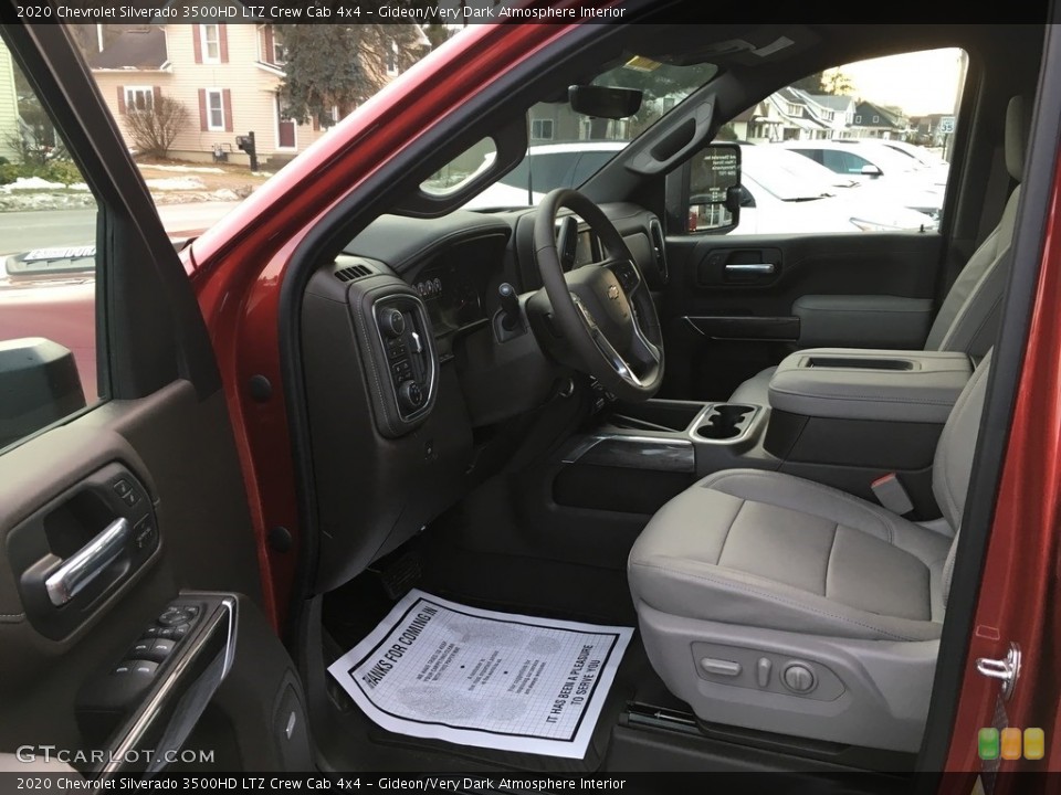 Gideon/Very Dark Atmosphere Interior Front Seat for the 2020 Chevrolet Silverado 3500HD LTZ Crew Cab 4x4 #136424307