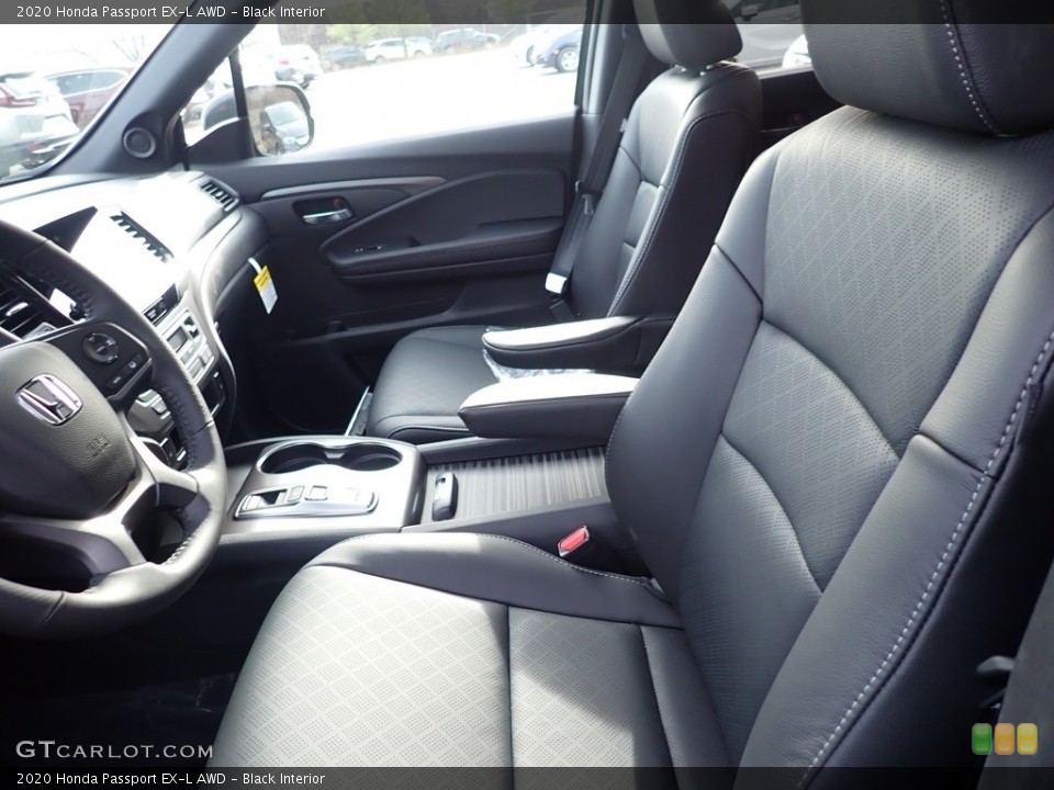 Black Interior Front Seat for the 2020 Honda Passport EX-L AWD #136426548