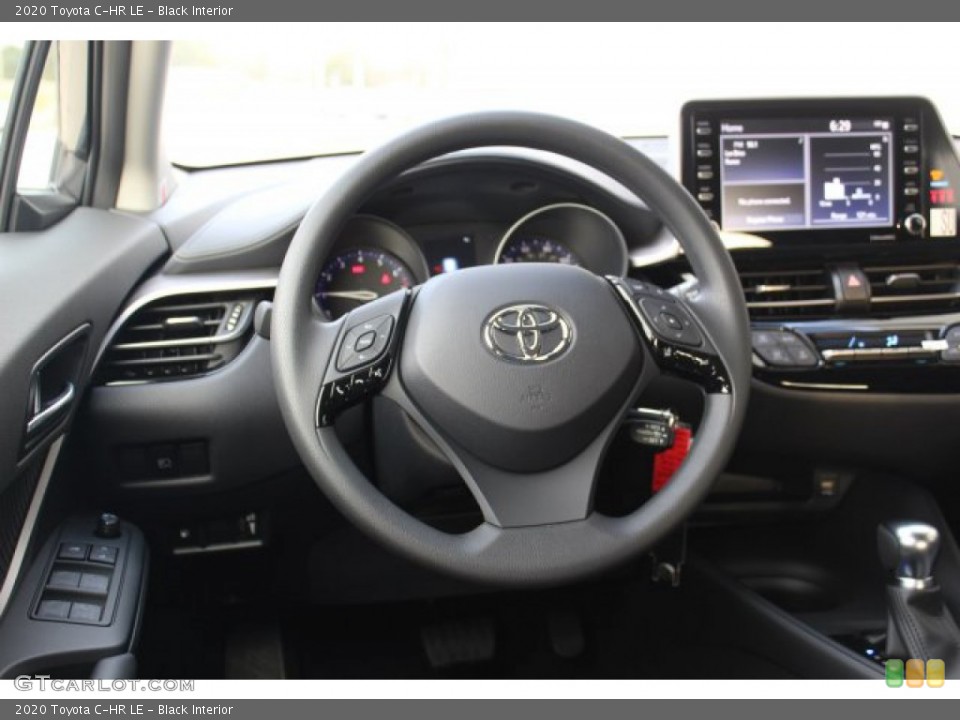 Black Interior Steering Wheel for the 2020 Toyota C-HR LE #136433373