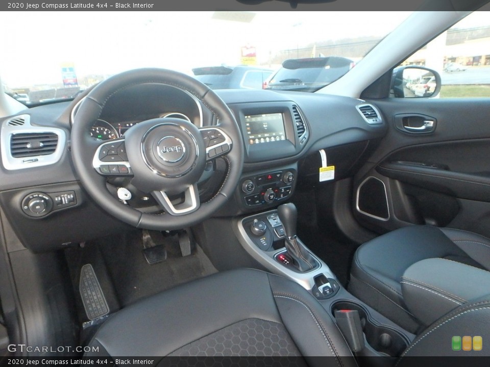 Black Interior Photo for the 2020 Jeep Compass Latitude 4x4 #136437483