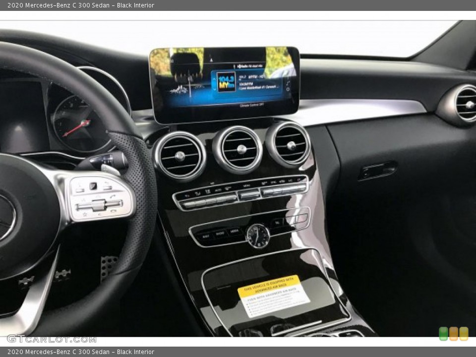 Black Interior Controls for the 2020 Mercedes-Benz C 300 Sedan #136438011
