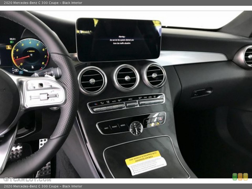 Black Interior Controls for the 2020 Mercedes-Benz C 300 Coupe #136438836