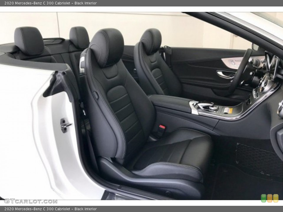 Black Interior Front Seat for the 2020 Mercedes-Benz C 300 Cabriolet #136438965