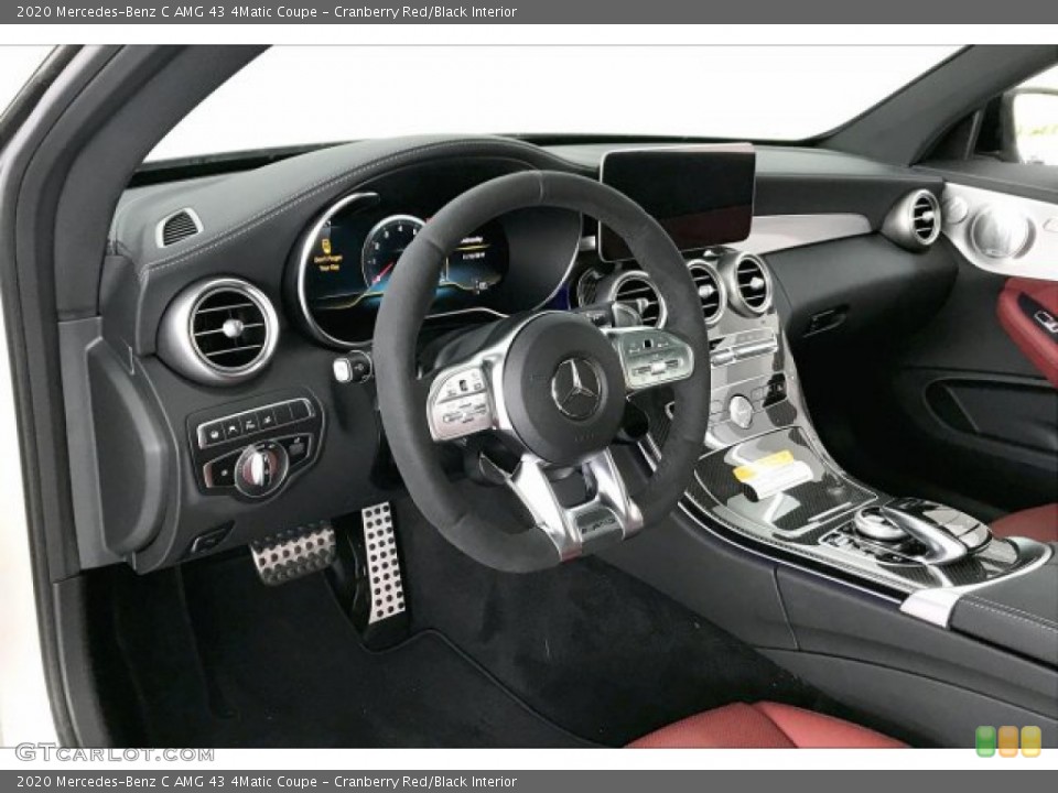 Cranberry Red/Black Interior Dashboard for the 2020 Mercedes-Benz C AMG 43 4Matic Coupe #136439622