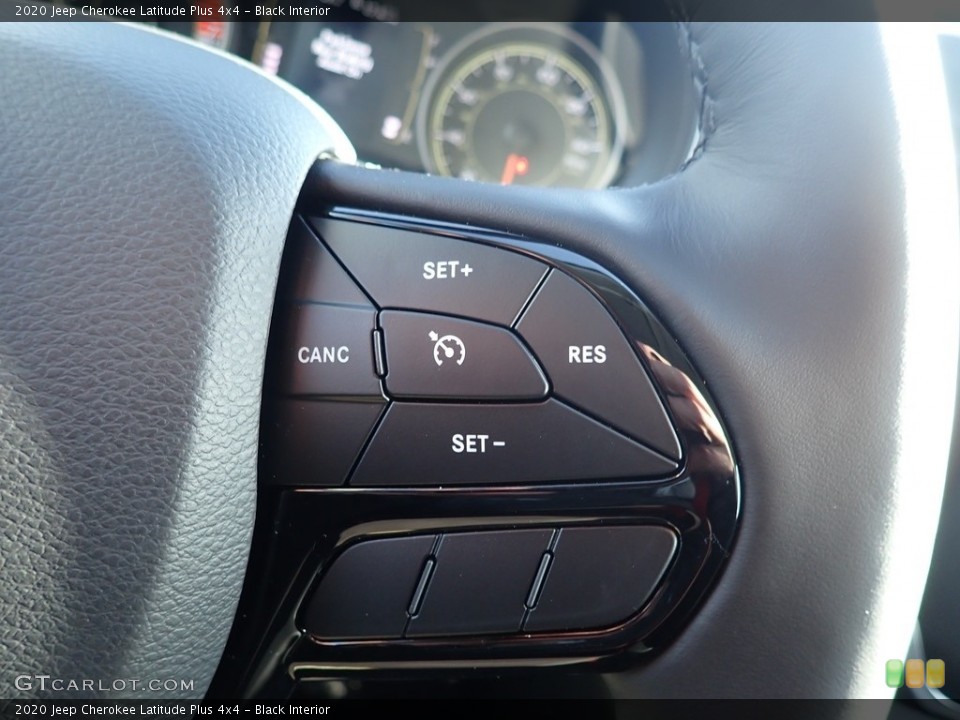 Black Interior Steering Wheel for the 2020 Jeep Cherokee Latitude Plus 4x4 #136439823