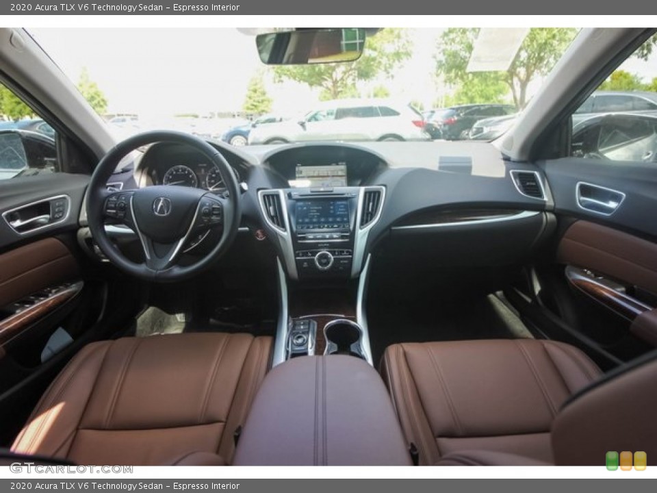 Espresso Interior Dashboard for the 2020 Acura TLX V6 Technology Sedan #136443193