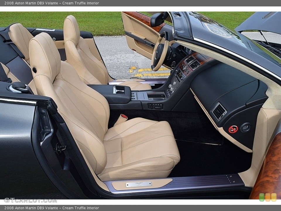 Cream Truffle Interior Front Seat for the 2008 Aston Martin DB9 Volante #136443552