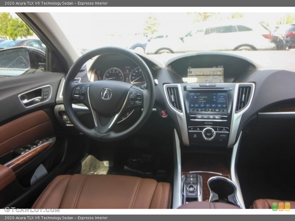 Espresso Interior Dashboard for the 2020 Acura TLX V6 Technology Sedan #136443588