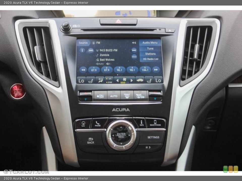 Espresso Interior Controls for the 2020 Acura TLX V6 Technology Sedan #136443618