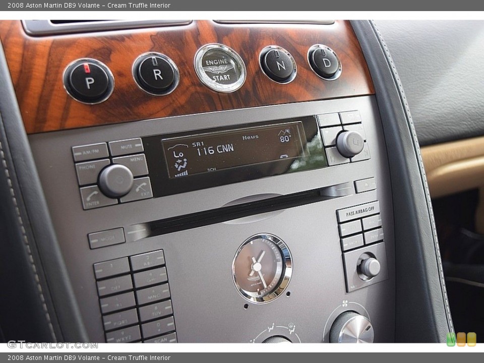 Cream Truffle Interior Controls for the 2008 Aston Martin DB9 Volante #136443807