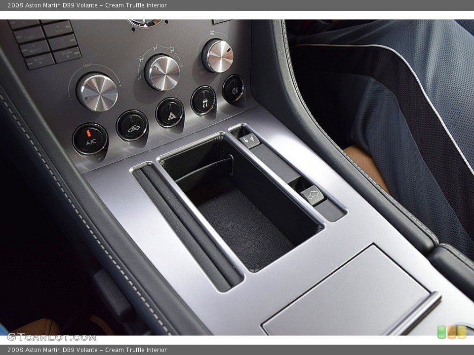 Cream Truffle Interior Controls for the 2008 Aston Martin DB9 Volante #136443849