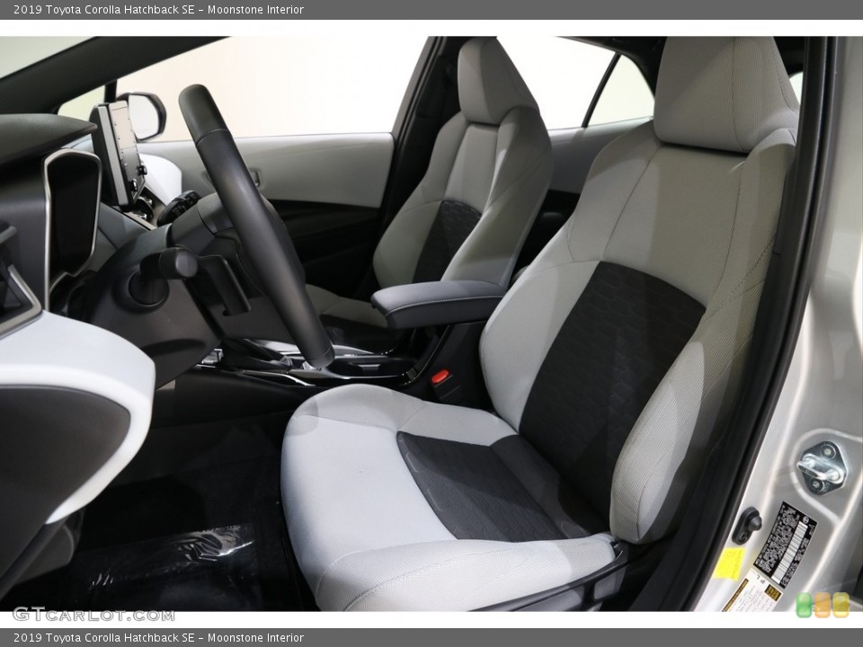 Moonstone Interior Front Seat for the 2019 Toyota Corolla Hatchback SE #136445685