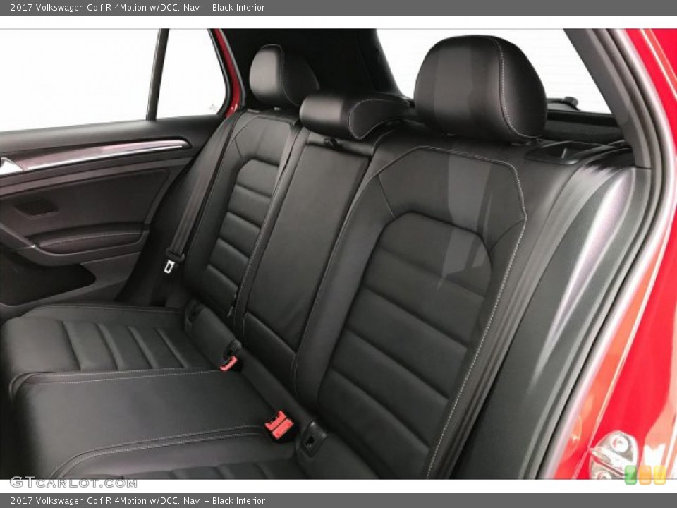 Black Interior Rear Seat for the 2017 Volkswagen Golf R 4Motion w/DCC. Nav. #136446195