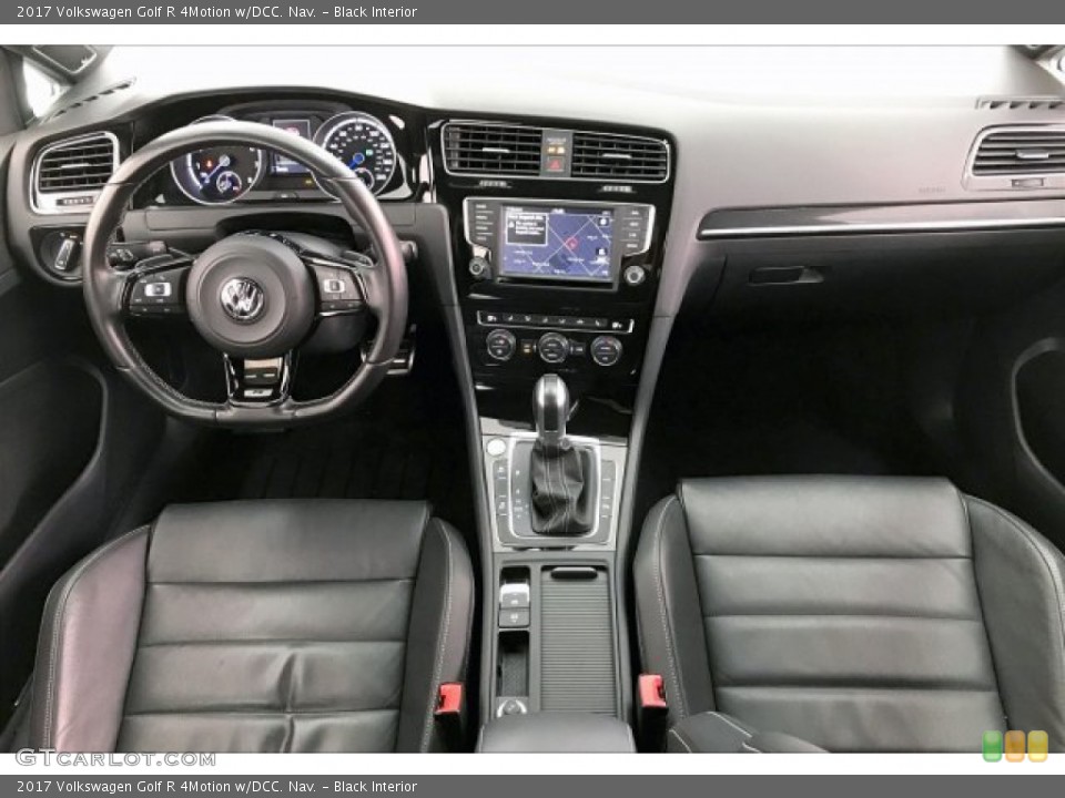Black Interior Dashboard for the 2017 Volkswagen Golf R 4Motion w/DCC. Nav. #136446234