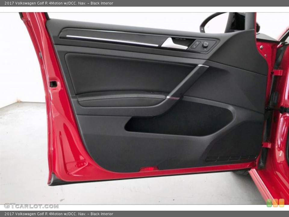 Black Interior Door Panel for the 2017 Volkswagen Golf R 4Motion w/DCC. Nav. #136446378