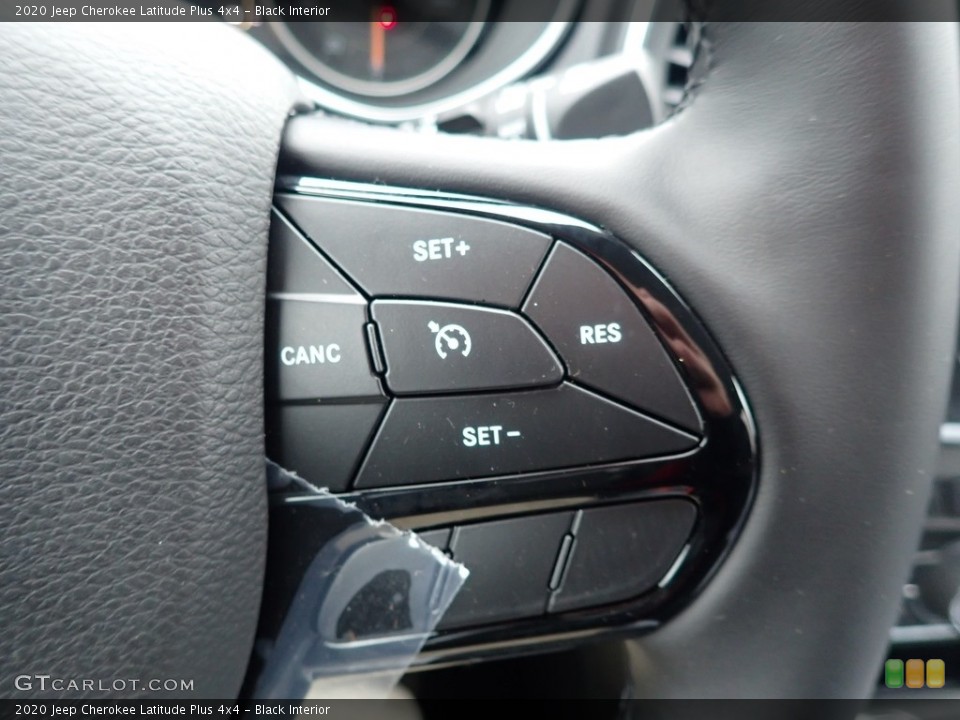 Black Interior Steering Wheel for the 2020 Jeep Cherokee Latitude Plus 4x4 #136446636