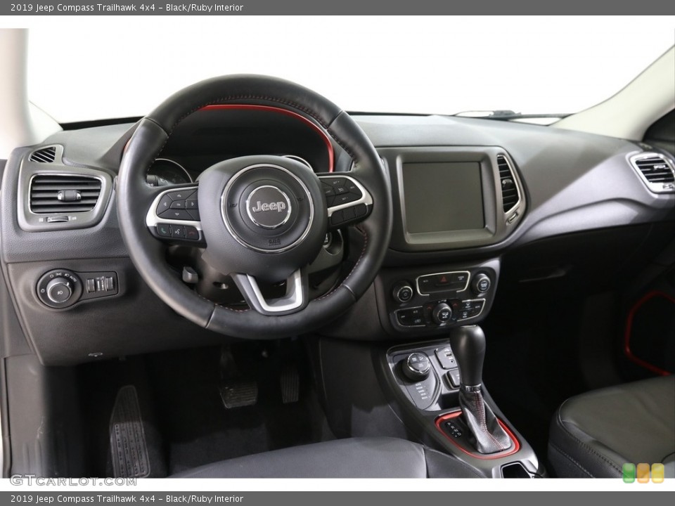 Black/Ruby Interior Dashboard for the 2019 Jeep Compass Trailhawk 4x4 #136446714